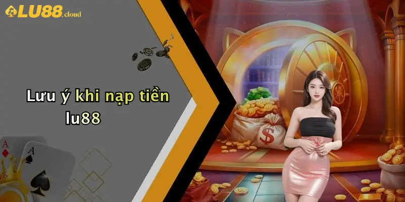 Lưu ý khi nạp tiền lu88